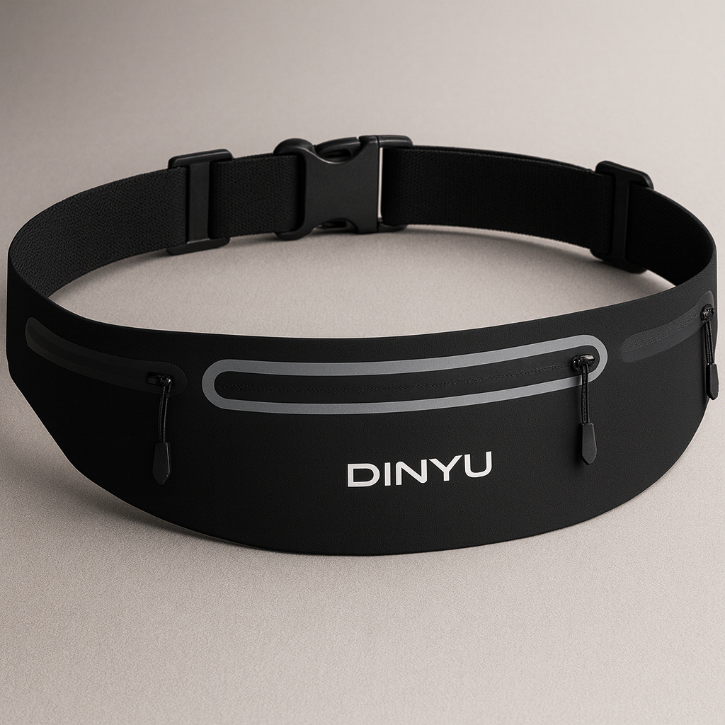 Adjustable Essentials Running Belt - Black