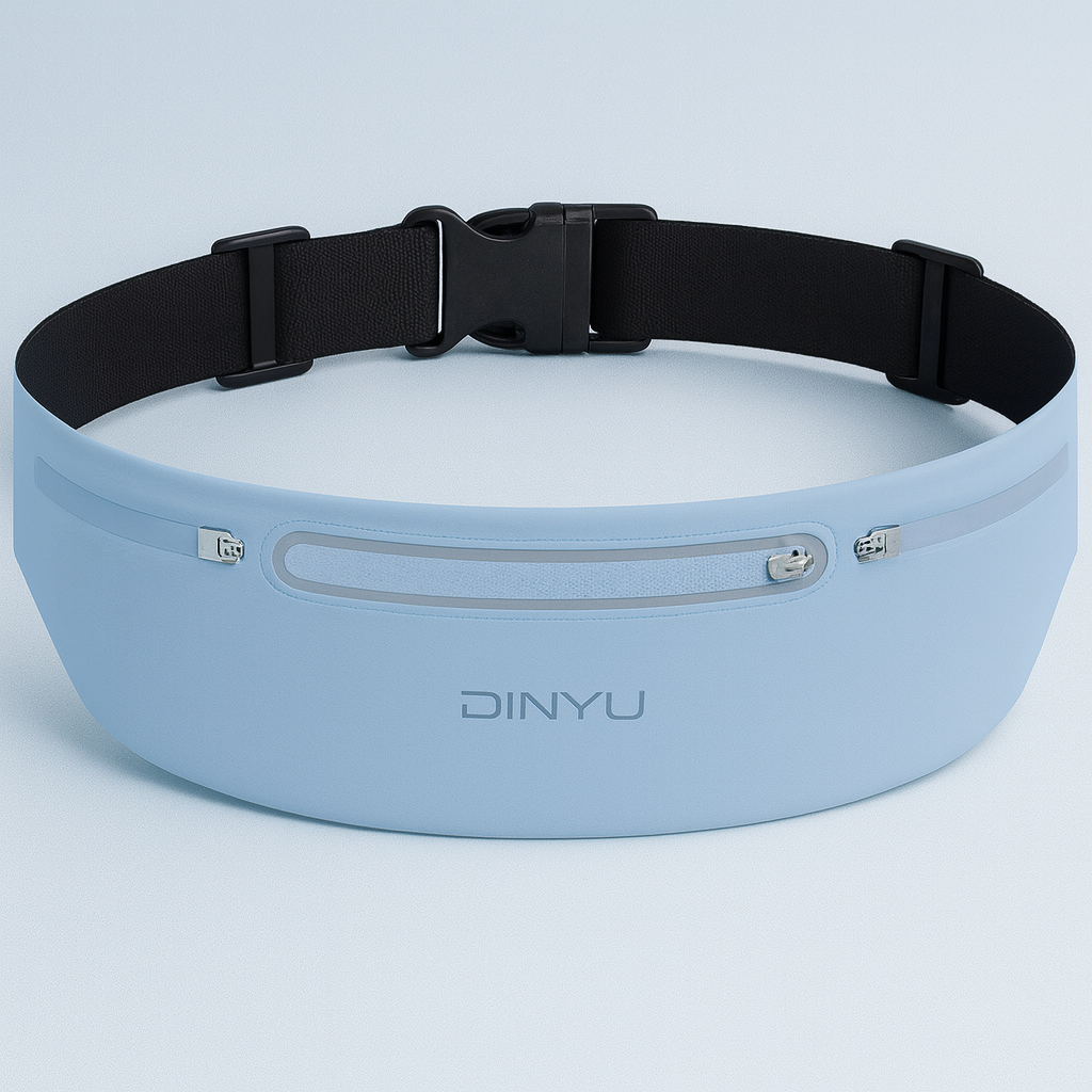 Adjustable Essentials Running Belt - Light Blue